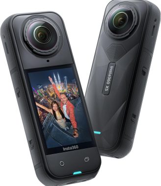 Insta360 X5 - Waterproof 8K 360° Action Camera, Leading Low Light, Invisible Selfie Stick Effect, Rugged and Replaceable Lens, 3-Hour Battery, Built-in Wind Guard, Stabilization, Triple AI Chip Design